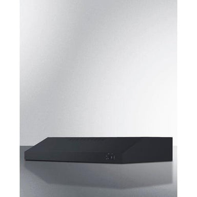Summit Range Hoods Summit 30" Under Cabinet Convertible Range Hood, ADA Compliant HC30BBADA