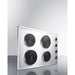 Summit Summit 30" Wide 208/240V 4-Burner Solid Disk CSD4B300