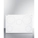 Summit Summit 30" Wide 208-240V 5-Burner Radiant Cooktop CR5B30T8W
