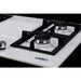 Summit Gas Cooktop Summit 30" Wide 4-Burner Natural Gas Cooktop (White) GC431W