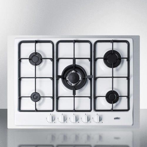 Summit Summit 30" Wide 5-Burner Gas Cooktop GC5271WTK30