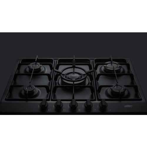 Summit Summit 30" Wide 5-Burner Gas Cooktop GC5272BTK30
