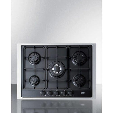 Summit Summit 30" Wide 5-Burner Gas Cooktop GC5272BTK30