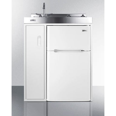 Summit Prefabricated Kitchens & Kitchenettes Summit 30" Wide All-In-One Kitchenette C30ELGLASS
