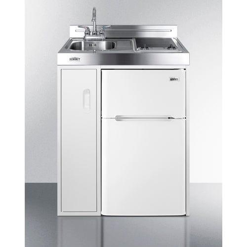 Summit Prefabricated Kitchens & Kitchenettes Summit 30" Wide All-In-One Kitchenette C30ELGLASS