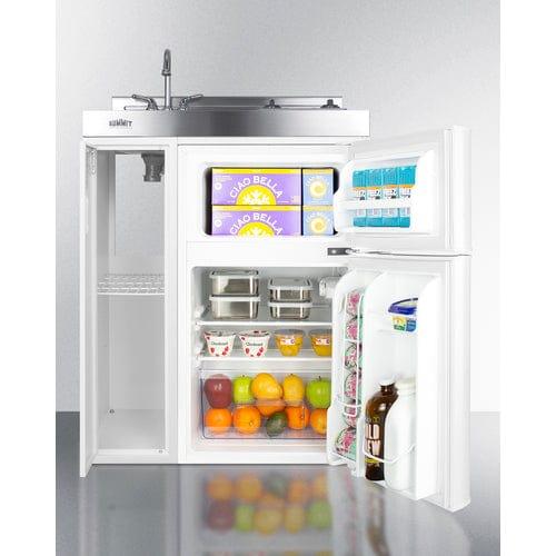Summit Prefabricated Kitchens & Kitchenettes Summit 30" Wide All-In-One Kitchenette C30ELGLASS