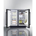 Summit Refrigerators Summit 30" Wide Built-In Refrigerator-Freezer FFRF3070B