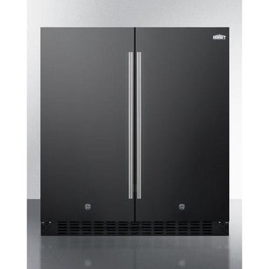 Summit Refrigerators Summit 30" Wide Built-In Refrigerator-Freezer FFRF3070B