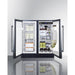 Summit Refrigerators Summit 30" Wide Built-In Refrigerator-Freezer FFRF3070BSS