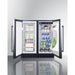 Summit Refrigerators Summit 30" Wide Built-In Refrigerator-Freezer FFRF3070BSS
