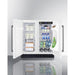 Summit Refrigerators Summit 30" Wide Built-In Refrigerator-Freezer FFRF3075W