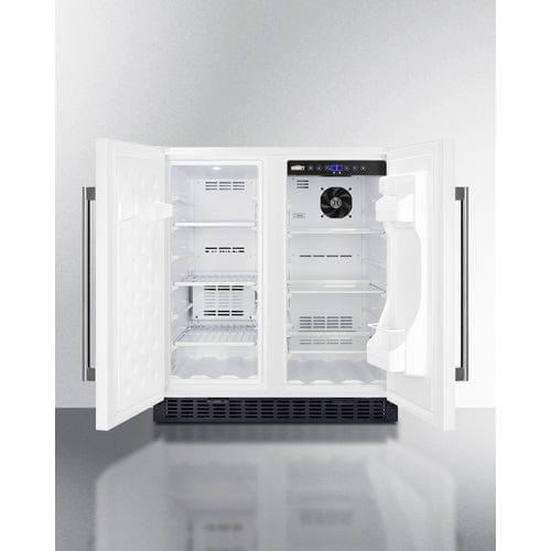 Summit Refrigerators Summit 30" Wide Built-In Refrigerator-Freezer FFRF3075W
