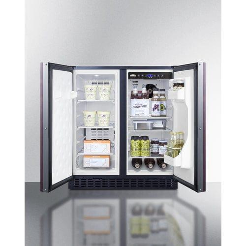 Summit Refrigerators Summit 30&quot; Wide Built-In Refrigerator-Freezer (Panels Not Included) FFRF3070BIF