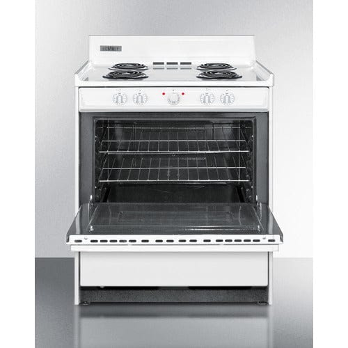 Summit Electric Coil Ranges Summit 30" Wide Electric Coil Top Range WEM210