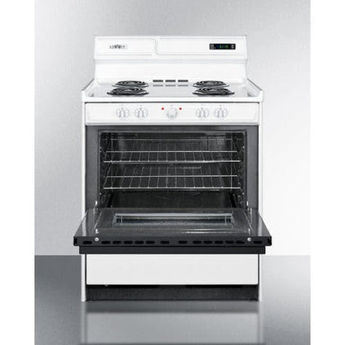 Summit Electric Coil Ranges Summit 30" Wide Electric Coil Top Range WEM230DK