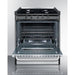 Summit Natural Gas Range/Stove Summit 30" Wide Gas Range, Open Burners TNM2107BRW