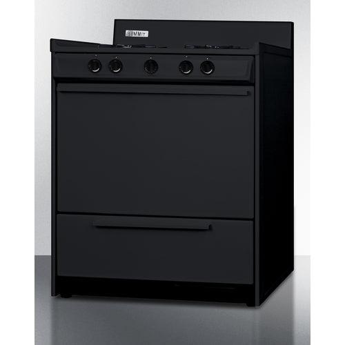 Summit Natural Gas Range/Stove Summit 30&quot; Wide Gas Range, Open Burners TNM2107C