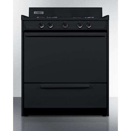 Summit Natural Gas Range/Stove Summit 30&quot; Wide Gas Range, Open Burners TNM2107C