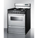 Summit Natural Gas Range/Stove Summit 30" Wide Gas Range, Open Burners TNM2307BKW