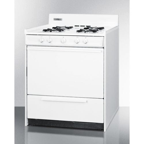 Summit Natural Gas Range/Stove Summit 30&quot; Wide Gas Range WNM2107