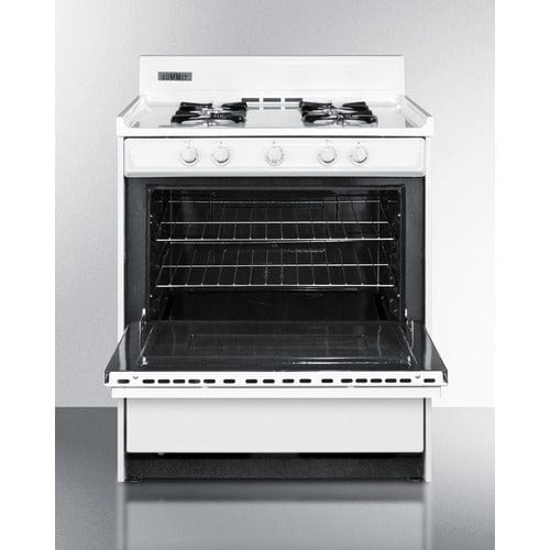 Summit Natural Gas Range/Stove Summit 30&quot; Wide Gas Range WNM2107