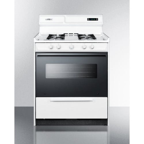 Summit Natural Gas Range/Stove Summit 30&quot; Wide Gas Range WNM2307DK