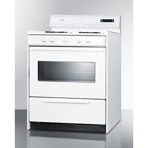 Summit Natural Gas Range/Stove Summit 30" Wide Gas Range WNM2307KW