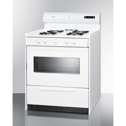Summit Natural Gas Range/Stove Summit 30" Wide Gas Range WNM2307KW