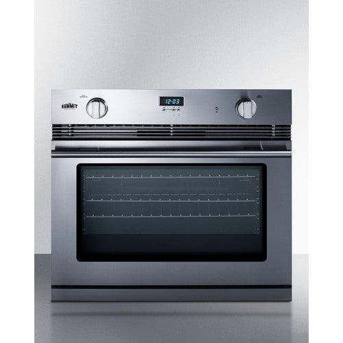 Summit Gas Wall Oven Summit 30&quot; Wide Gas Wall Oven SGWOGD30