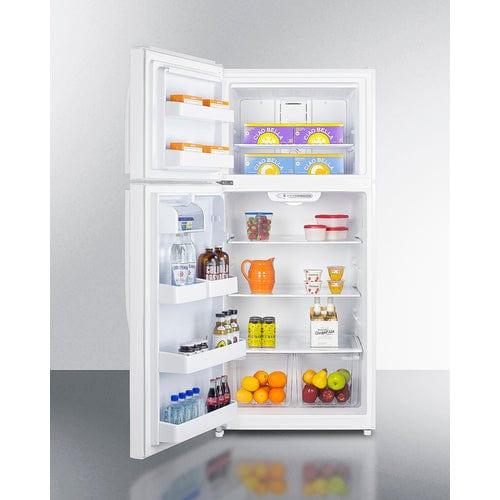 Summit Refrigerators Summit 30&quot; Wide Top Freezer Refrigerator CTR18WLHD