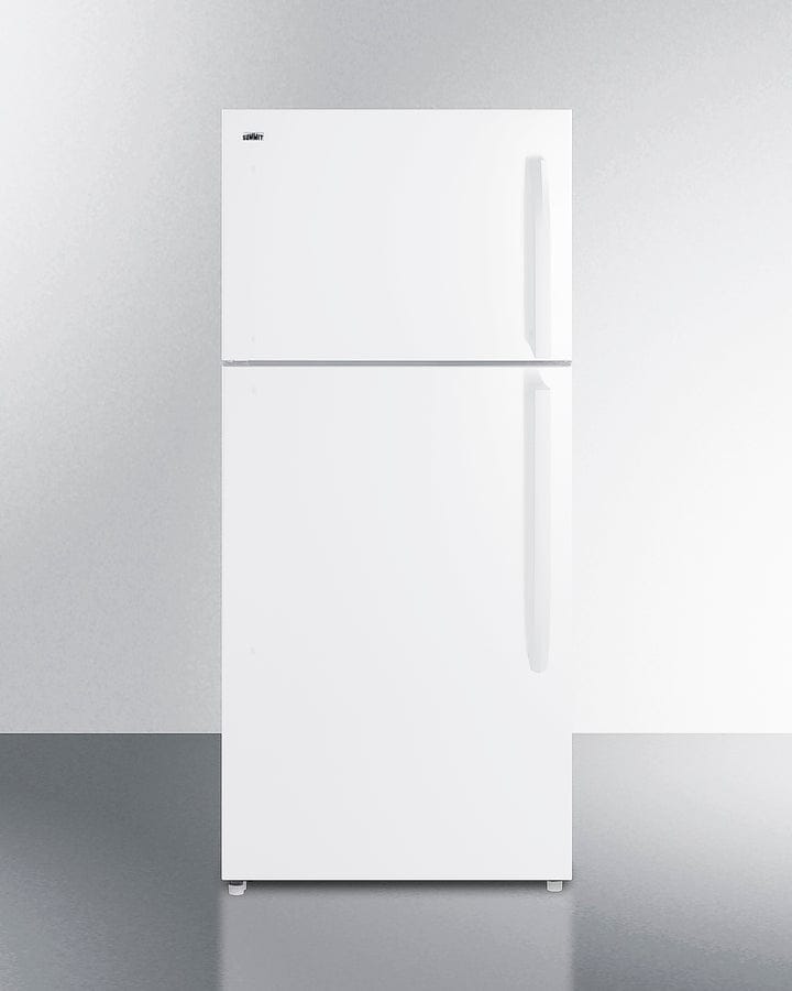 Summit Refrigerators Left Hand Door Summit 30" Wide Top Freezer Refrigerator with Icemaker | White