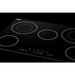 Summit Summit 36" Wide 208-240V 5-Burner Radiant Cooktop CR5B36T9B