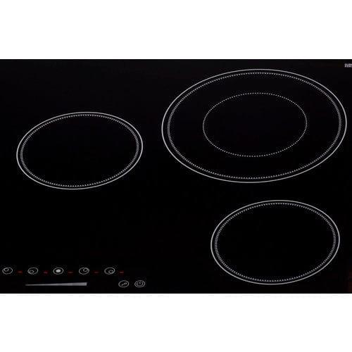 Summit Summit 36" Wide 208-240V 5-Burner Radiant Cooktop CR5B36T9B
