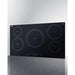 Summit Summit 36" Wide 208-240V 5-Zone Induction Cooktop SINC5B36B