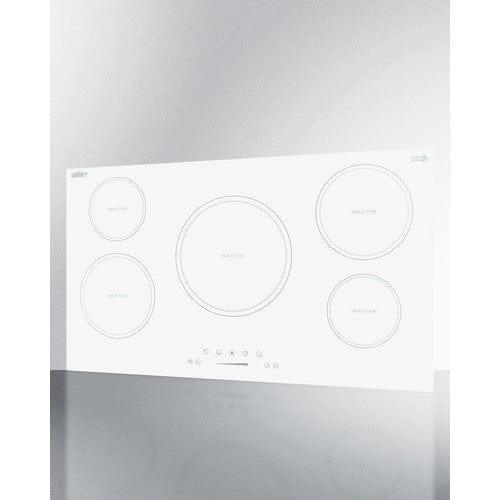 Summit Cooktops Summit 36" Wide 208-240V 5-Zone Induction Cooktop SINC5B36W
