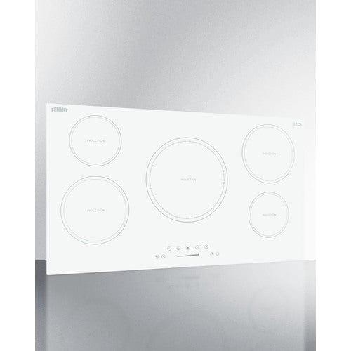 Summit Cooktops Summit 36" Wide 208-240V 5-Zone Induction Cooktop SINC5B36W