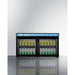 Summit Beverage Center Summit  36" Wide Back Bar Beverage Center, Shallow Depth SCR3502DLL