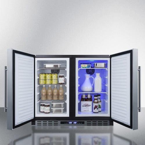 Summit Refrigerators Summit 36&quot; Wide Built-In Refrigerator-Freezer, ADA Compliant FFRF36ADA