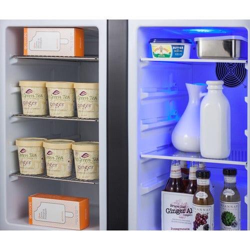 Summit Refrigerators Summit 36&quot; Wide Built-In Refrigerator-Freezer, ADA Compliant (Panels Not Included) FFRF36IFADA