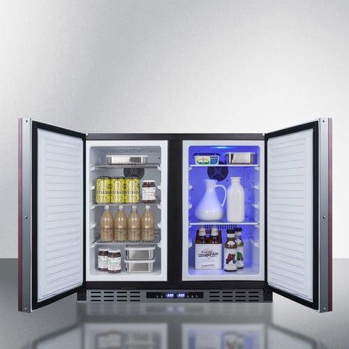 Summit Refrigerators Summit 36&quot; Wide Built-In Refrigerator-Freezer, ADA Compliant (Panels Not Included) FFRF36IFADA