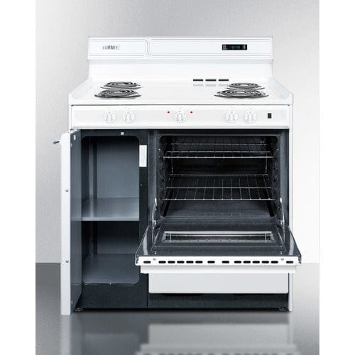 Summit Electric Coil Ranges Summit 36" Wide Electric Coil Top Range WEM430KW