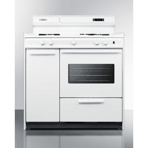 Summit Natural Gas Range/Stove Summit 36&quot; Wide Gas Range WNM4307KW