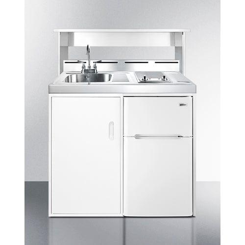 Summit Prefabricated Kitchens & Kitchenettes Summit 39" 39" Wide All-In-One Kitchenette C39ELGLASS