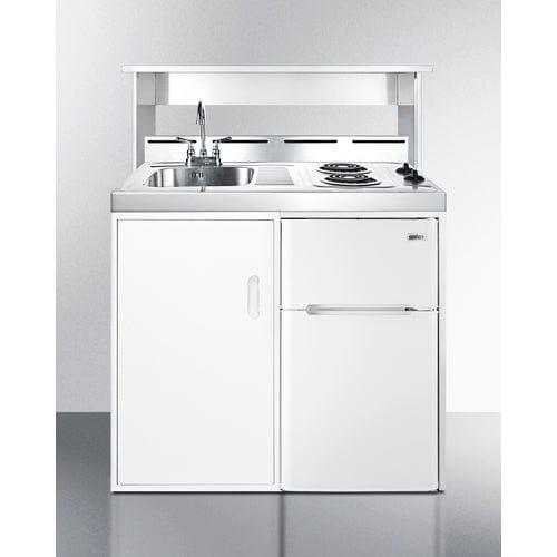 Summit Prefabricated Kitchens & Kitchenettes Summit 39" Wide All-In-One Kitchenette C39EL