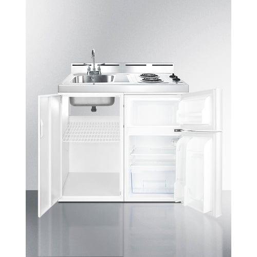 Summit Prefabricated Kitchens &amp; Kitchenettes Summit 39&quot; Wide All-In-One Kitchenette C39EL