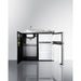 Summit Prefabricated Kitchens & Kitchenettes Summit 39" Wide All-In-One Kitchenette C39ELGLASSBK