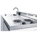 Summit Prefabricated Kitchens & Kitchenettes Summit 48" Wide All-In-One Kitchenette C48EL