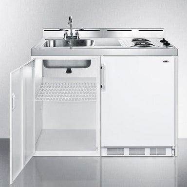 Summit Prefabricated Kitchens & Kitchenettes Summit 48" Wide All-In-One Kitchenette C48EL