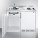 Summit Prefabricated Kitchens & Kitchenettes Summit 48" Wide All-In-One Kitchenette C48EL