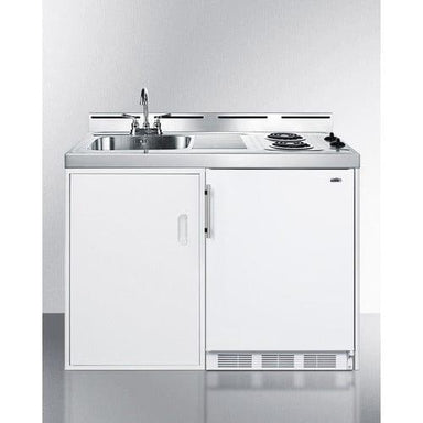 Summit Prefabricated Kitchens & Kitchenettes Summit 48" Wide All-In-One Kitchenette C48EL